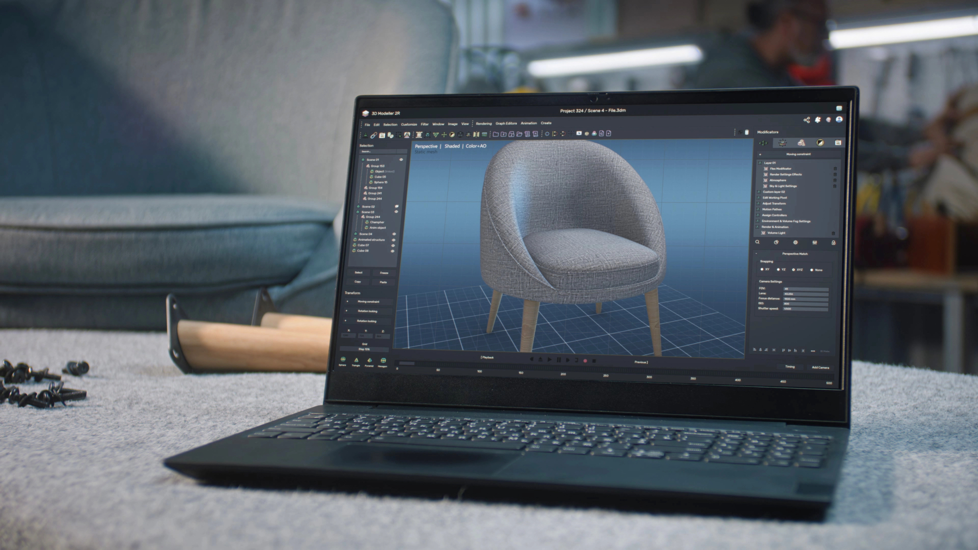 Digitalni svet in 3d modeliranje sta povsem prevzela